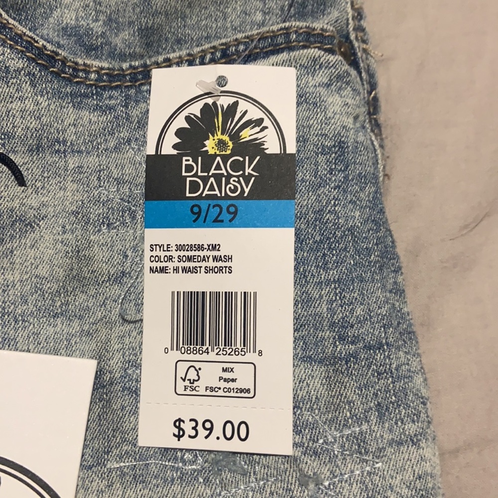High Waisted Jean Shorts from Black Daisy
